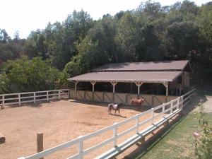 Four stall barn was designed to be converted into a 4 car garage